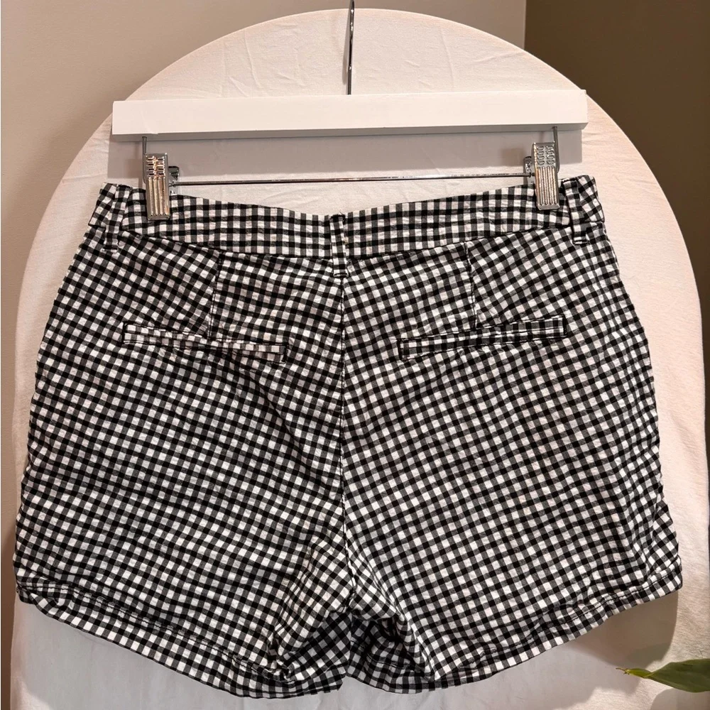 Old Navy Black & White Gingham Bermuda Shorts - Picture 2 of 6